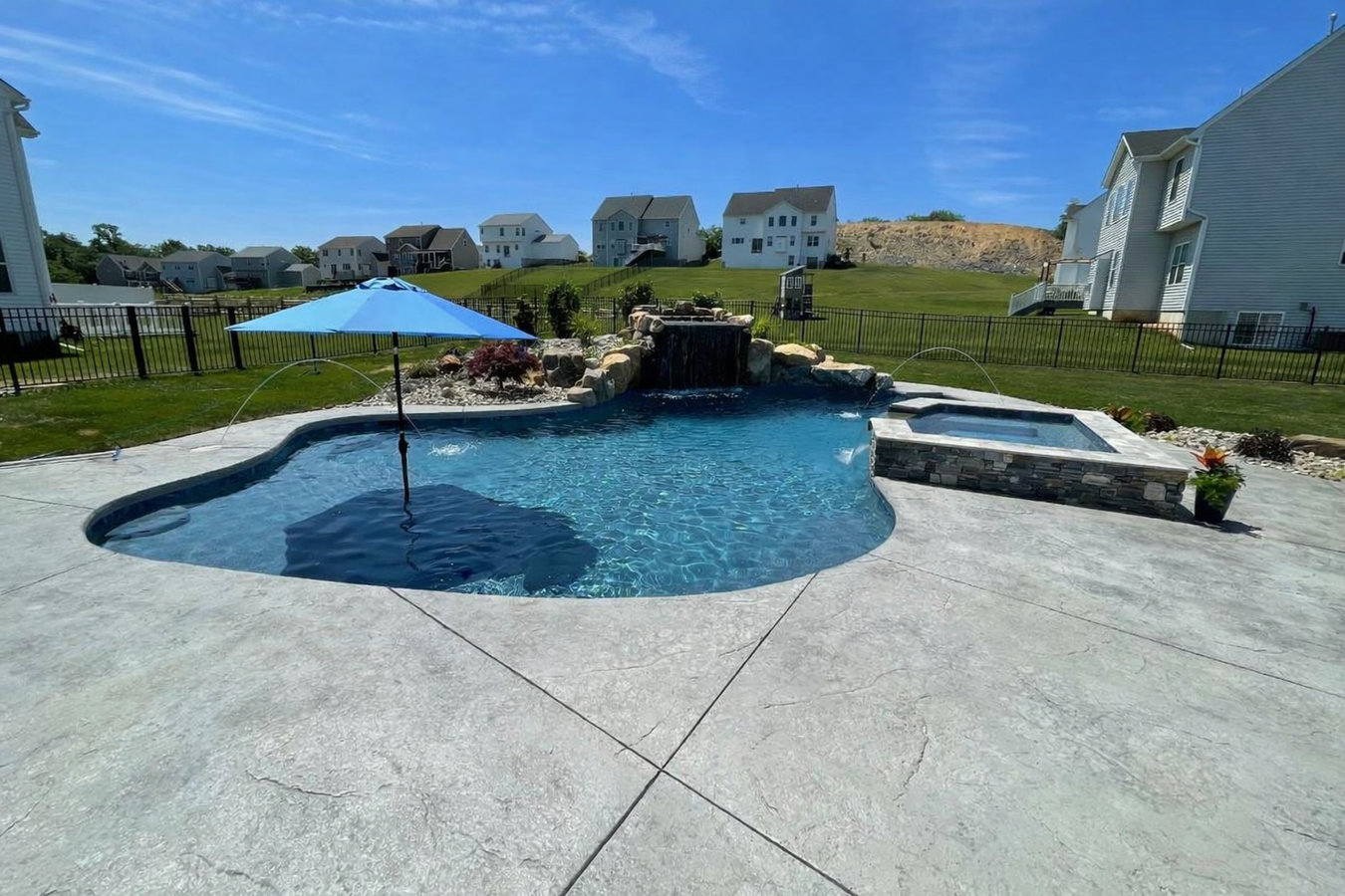 Concrete pool decks in Santa Barbara, CA